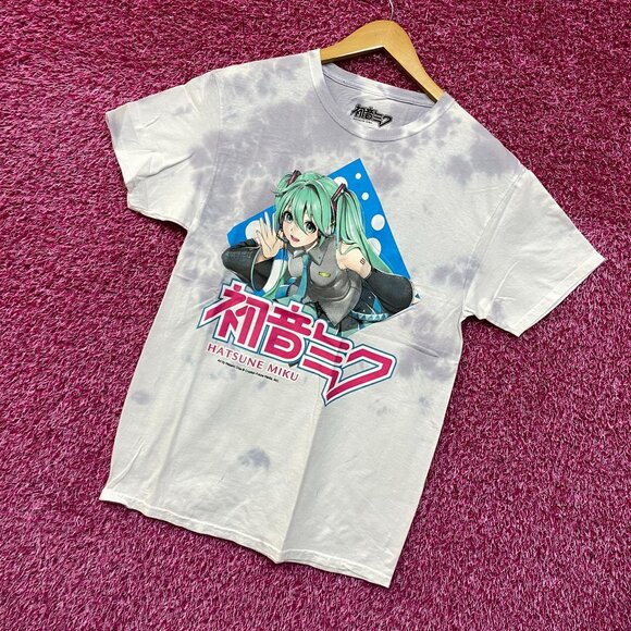 Hatsune Miku Let's Go! tiedye Tshirt size s/m - Picture 3 of 4